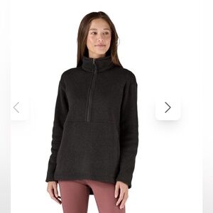 Patagonia better sweater relaxed pullover, black, S